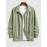 Men's Daily Snap Button Raglan Sleeve Pockets Letter NEW YORK Embroidered Faux Suede Jacket